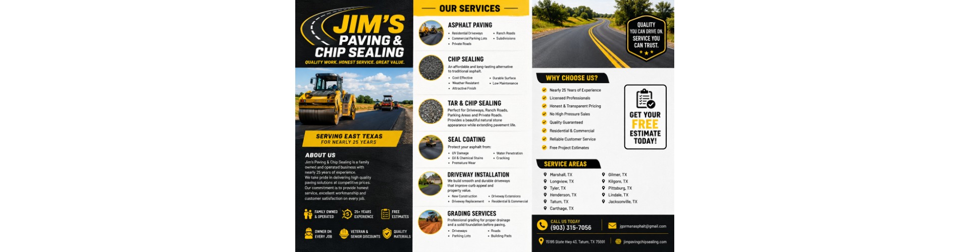 Jim Paving Chip Sealing cover photo