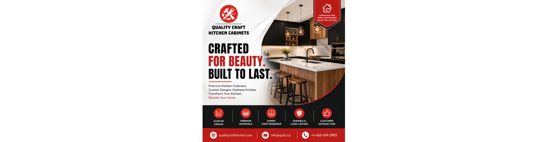 Qualitycraft kitchen cabinets cover photo