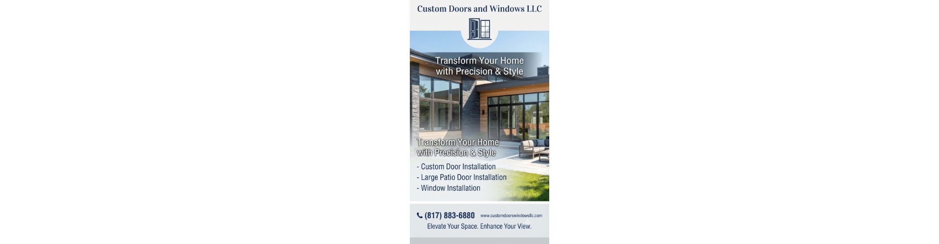 Custom Doors and Windows LLC cover photo