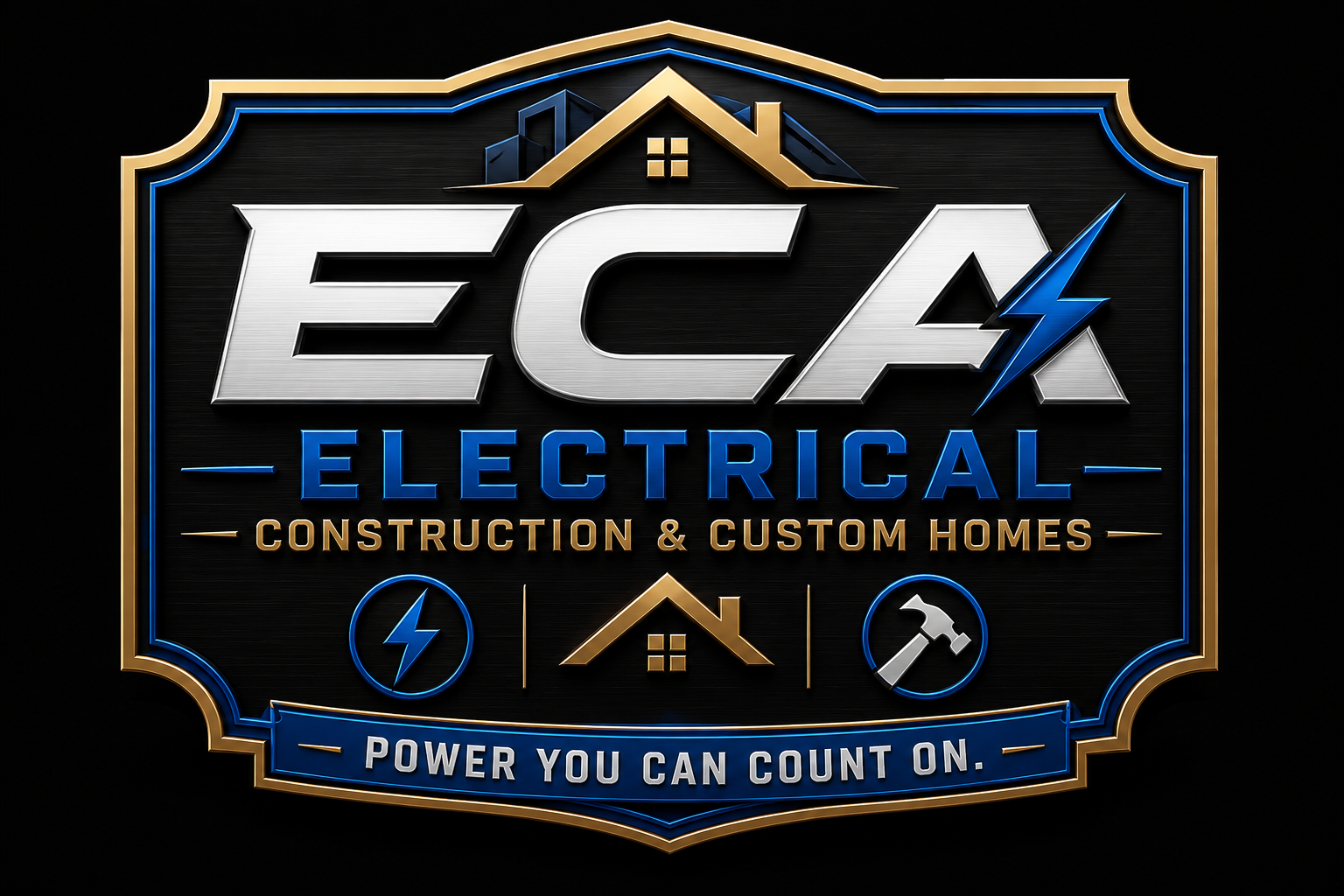 ECA CONSTRUCTION & ELECTRIC logo